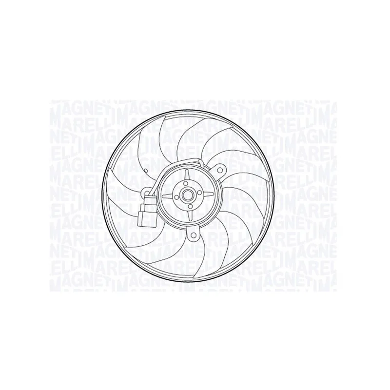 Ventilateur, refroidissement du moteur MAGNETI MARELLI 069422558010