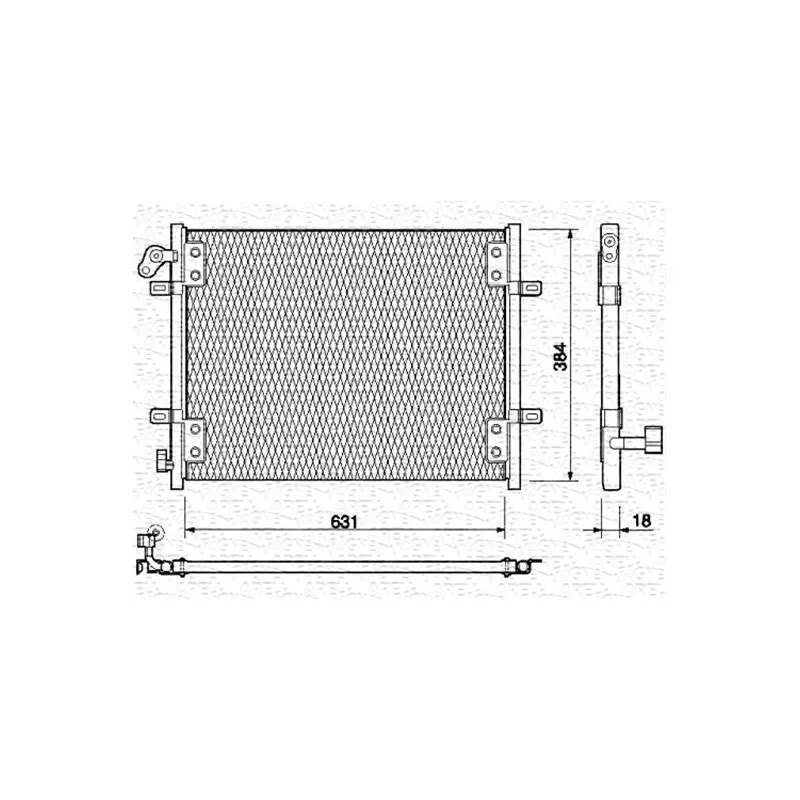 Condenseur, climatisation MAGNETI MARELLI 350203139000
