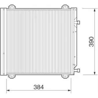 Condenseur, climatisation MAGNETI MARELLI 350203218000