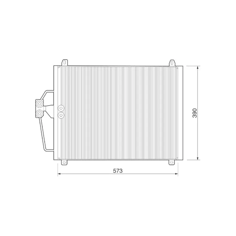Condenseur, climatisation MAGNETI MARELLI 350203222000