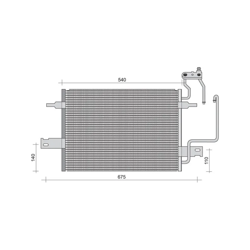 Condenseur, climatisation MAGNETI MARELLI 350203249000