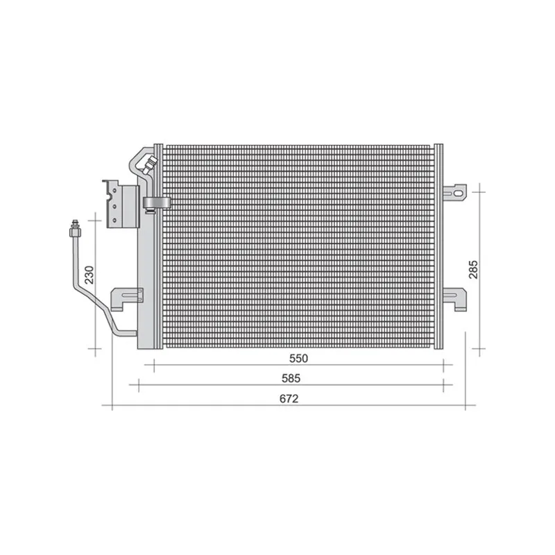 Condenseur, climatisation MAGNETI MARELLI 350203261000