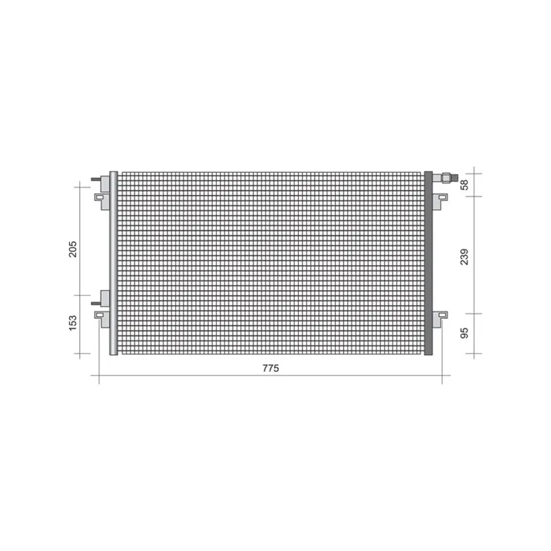 Condenseur, climatisation MAGNETI MARELLI 350203276000