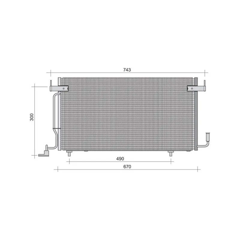 Condenseur, climatisation MAGNETI MARELLI 350203286000