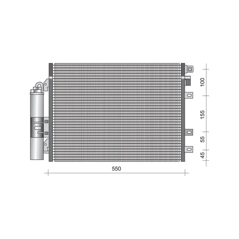 Condenseur, climatisation MAGNETI MARELLI 350203337000