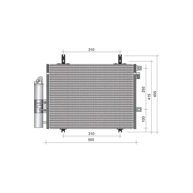 Condenseur, climatisation MAGNETI MARELLI 350203338000
