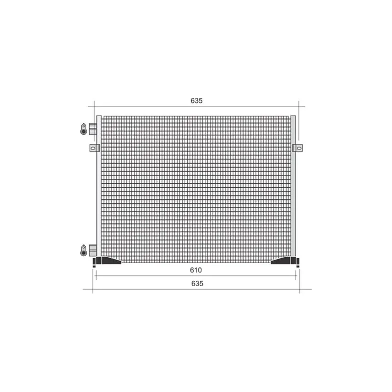 Condenseur, climatisation MAGNETI MARELLI 350203340000