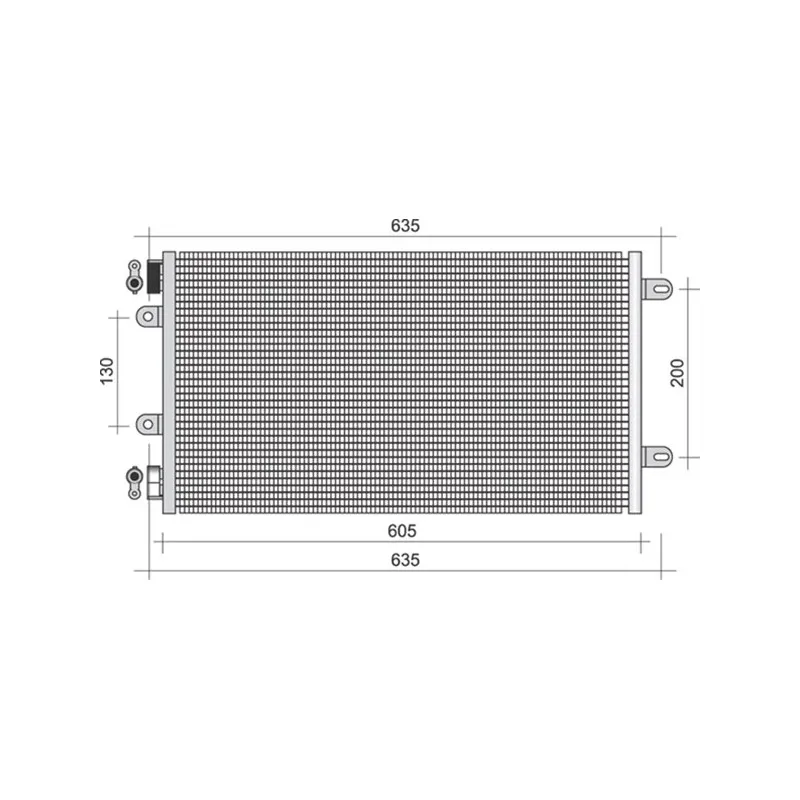Condenseur, climatisation MAGNETI MARELLI 350203364000