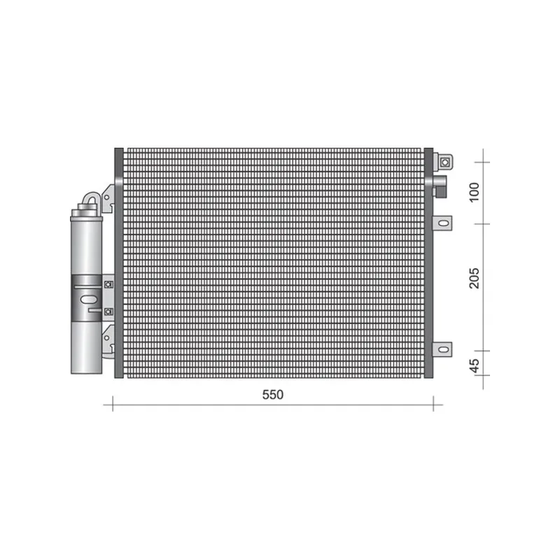Condenseur, climatisation MAGNETI MARELLI 350203366000