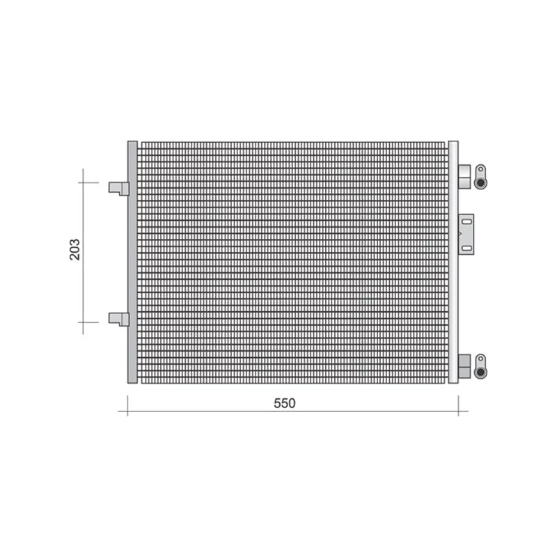 Condenseur, climatisation MAGNETI MARELLI 350203387000