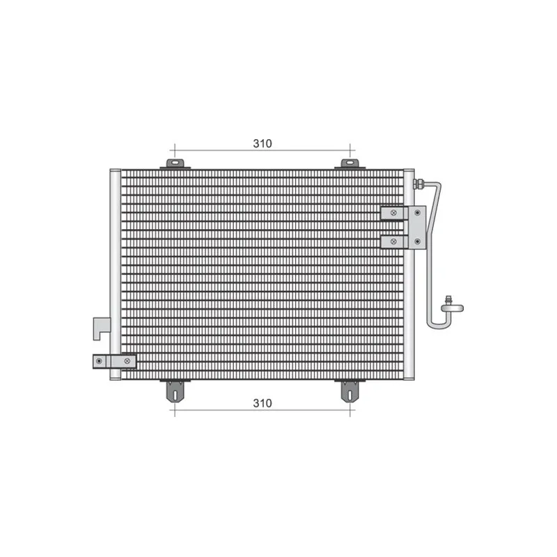 Condenseur, climatisation MAGNETI MARELLI 350203398000
