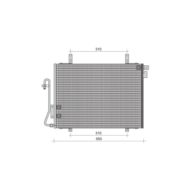 Condenseur, climatisation MAGNETI MARELLI 350203399000