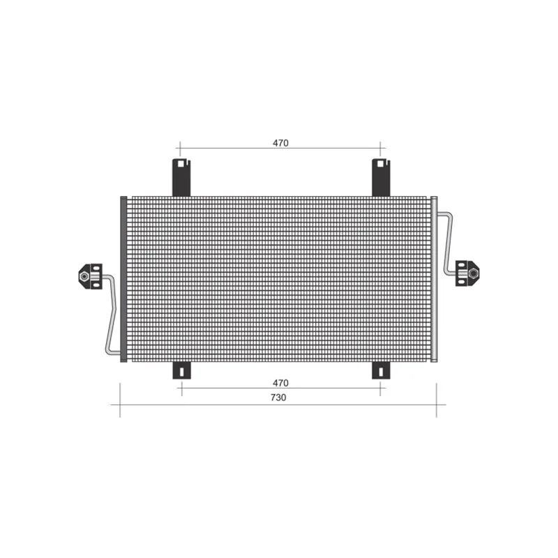 Condenseur, climatisation MAGNETI MARELLI 350203436000