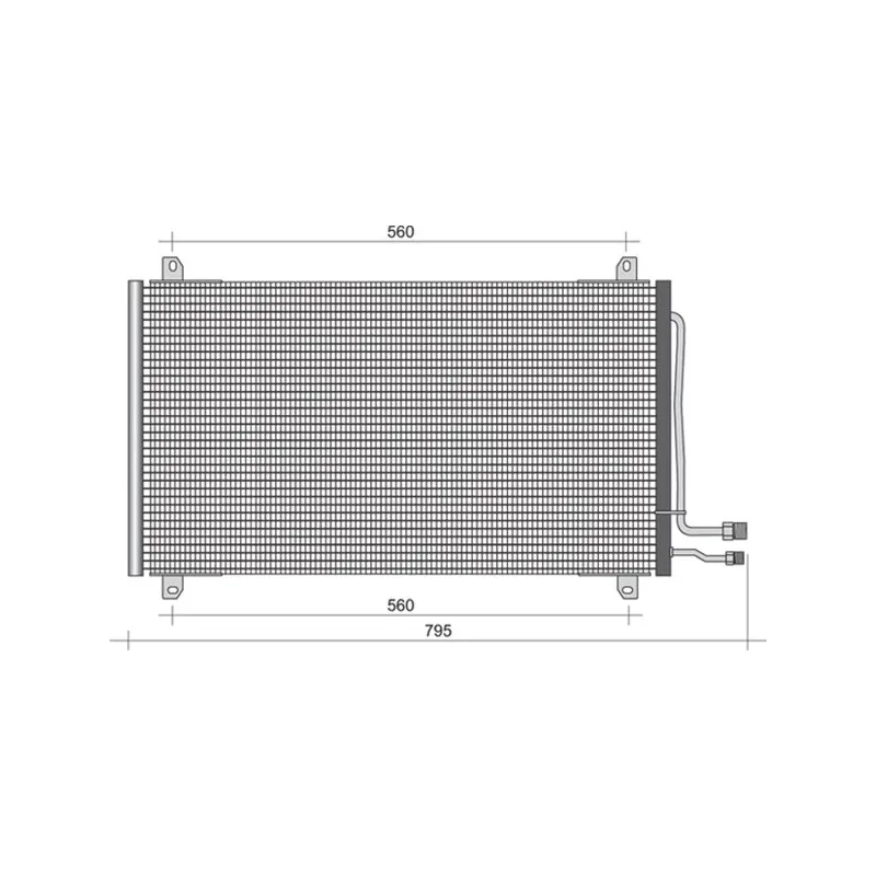 Condenseur, climatisation MAGNETI MARELLI 350203445000