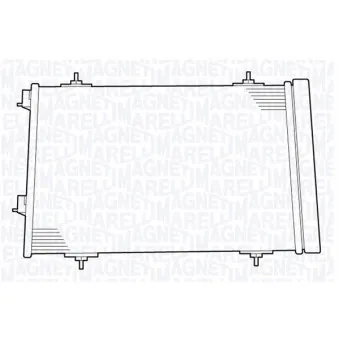 Condenseur, climatisation MAGNETI MARELLI 350203636000