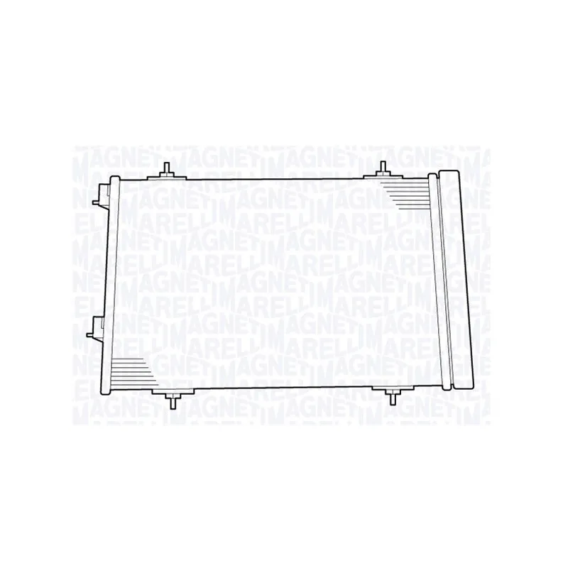 Condenseur, climatisation MAGNETI MARELLI 350203636000