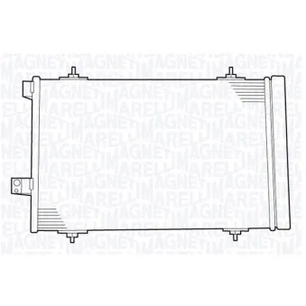 Condenseur, climatisation MAGNETI MARELLI 350203638000