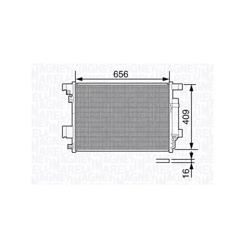 Condenseur, climatisation MAGNETI MARELLI 350203649000