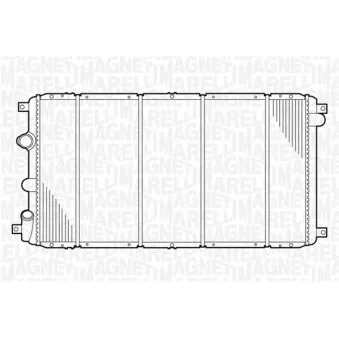 Radiateur, refroidissement du moteur MAGNETI MARELLI 350213103100
