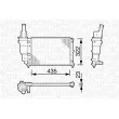 Radiateur, refroidissement du moteur MAGNETI MARELLI 350213113003 - Visuel 1