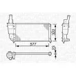 Radiateur, refroidissement du moteur MAGNETI MARELLI 350213114003 - Visuel 1