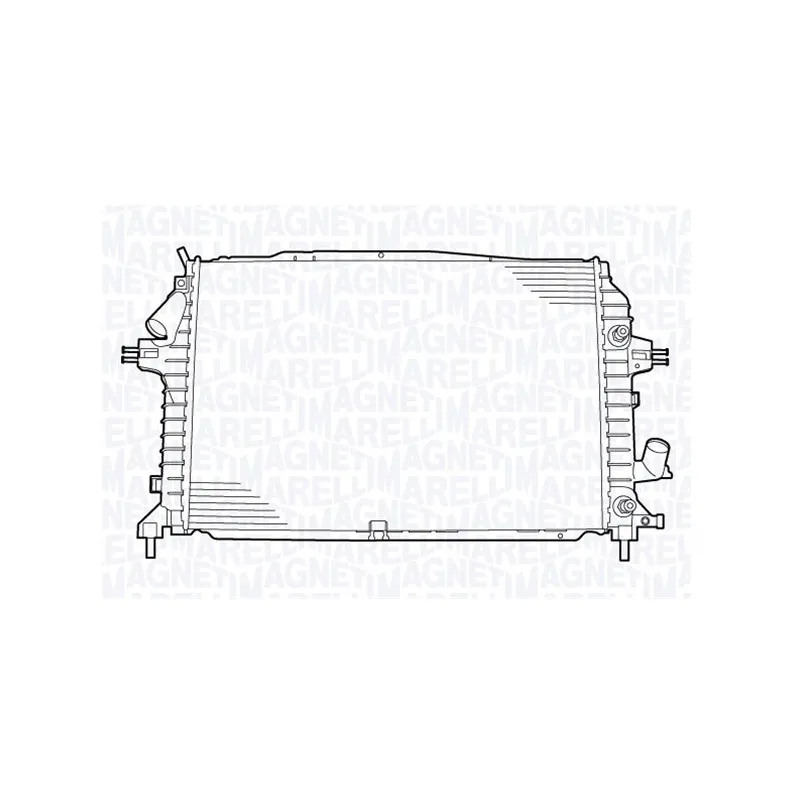 Radiateur, refroidissement du moteur MAGNETI MARELLI 350213130400