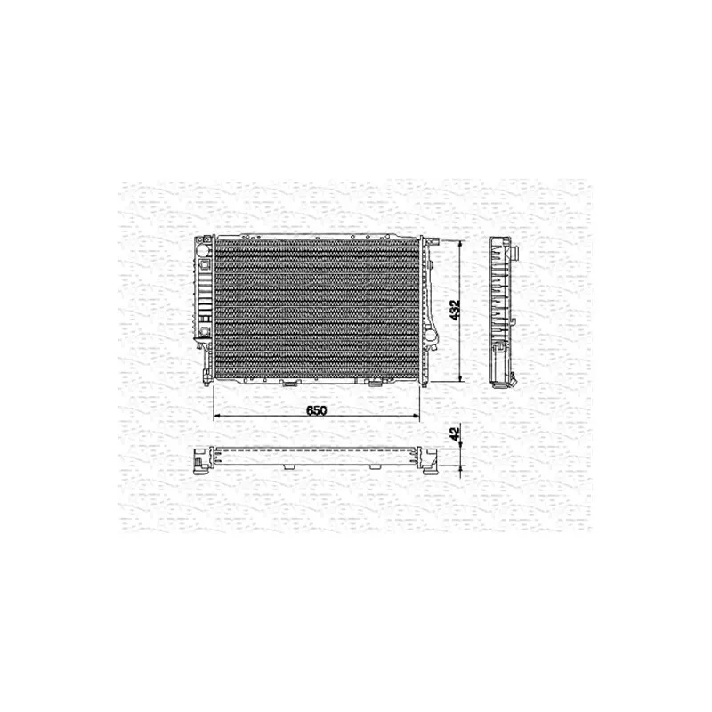 Radiateur, refroidissement du moteur MAGNETI MARELLI 350213423000