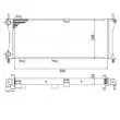 Radiateur, refroidissement du moteur MAGNETI MARELLI 350213814003 - Visuel 2