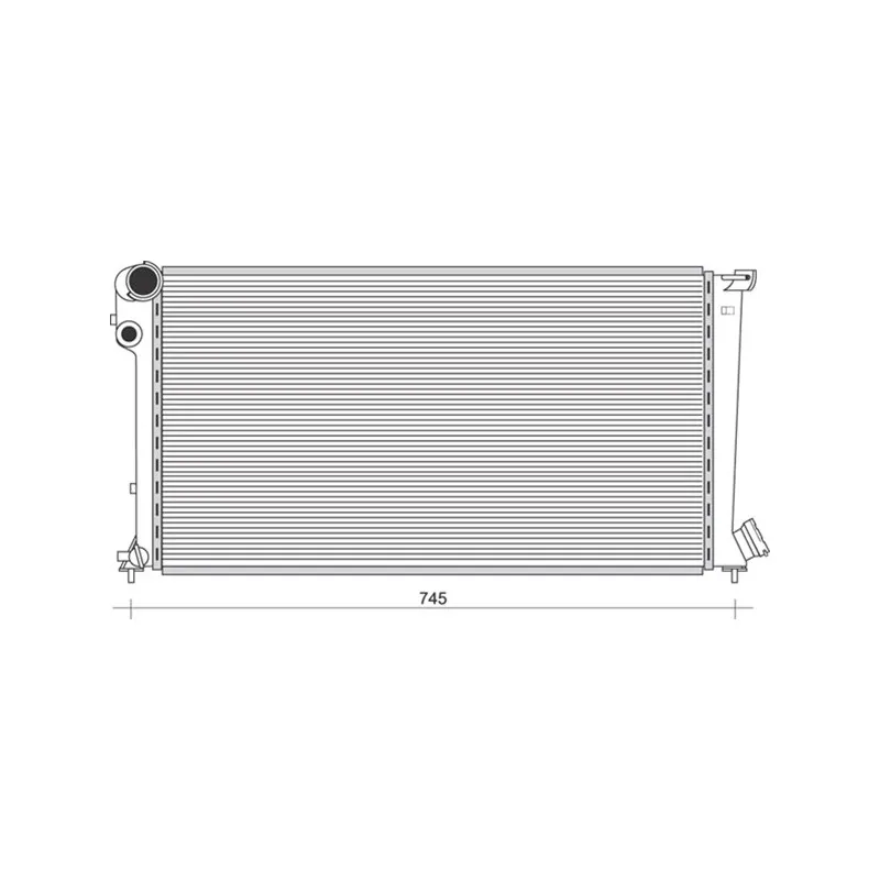 Radiateur, refroidissement du moteur MAGNETI MARELLI 350213864000