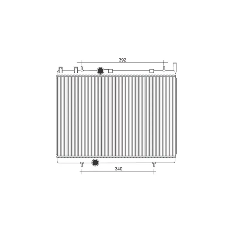 Radiateur, refroidissement du moteur MAGNETI MARELLI 350213888000