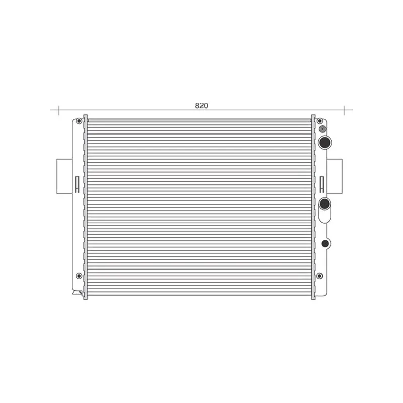 Radiateur, refroidissement du moteur MAGNETI MARELLI 350213939000