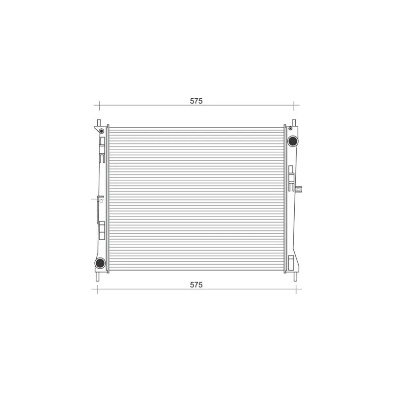 Radiateur, refroidissement du moteur MAGNETI MARELLI 350213957000