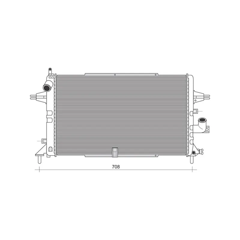 Radiateur, refroidissement du moteur MAGNETI MARELLI 350213975000