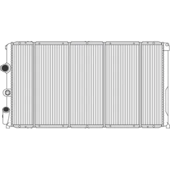 Radiateur, refroidissement du moteur MAGNETI MARELLI 350213992000