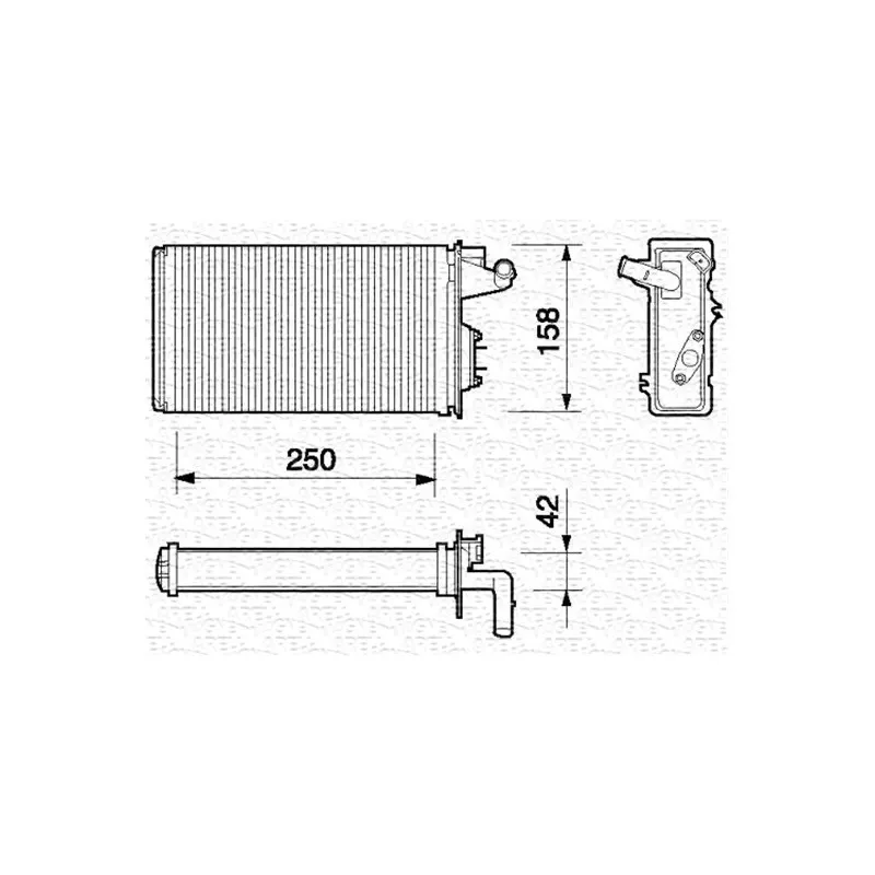 Système de chauffage MAGNETI MARELLI 350218052000