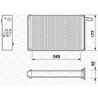 Système de chauffage MAGNETI MARELLI 350218056000