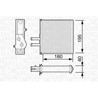 Système de chauffage MAGNETI MARELLI 350218057003