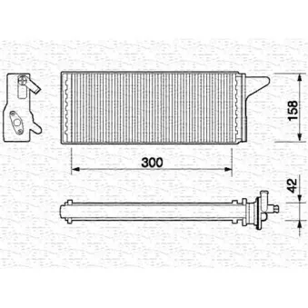 Système de chauffage MAGNETI MARELLI 350218058000