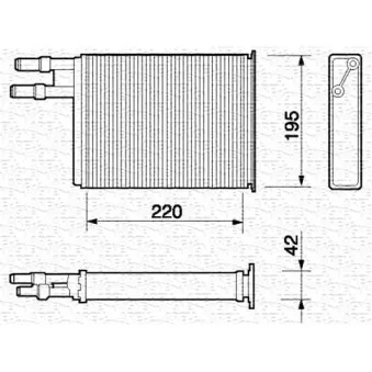 Système de chauffage MAGNETI MARELLI 350218060000