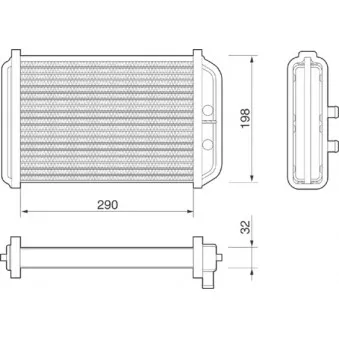 Système de chauffage MAGNETI MARELLI 350218068000