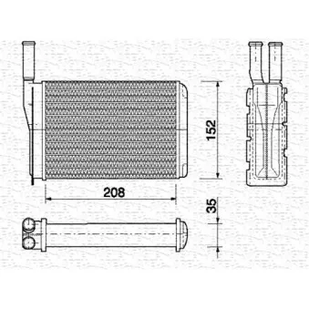 Système de chauffage MAGNETI MARELLI 350218154000