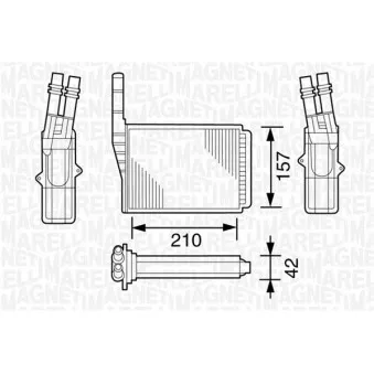 Système de chauffage MAGNETI MARELLI 350218161000