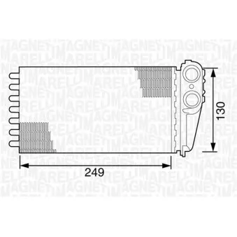 Système de chauffage MAGNETI MARELLI 350218162000
