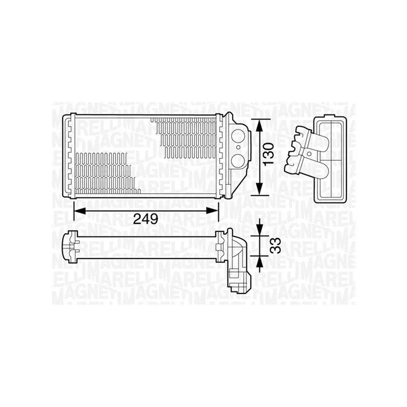 Système de chauffage MAGNETI MARELLI 350218163000
