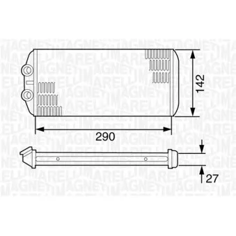 Système de chauffage MAGNETI MARELLI 350218306000