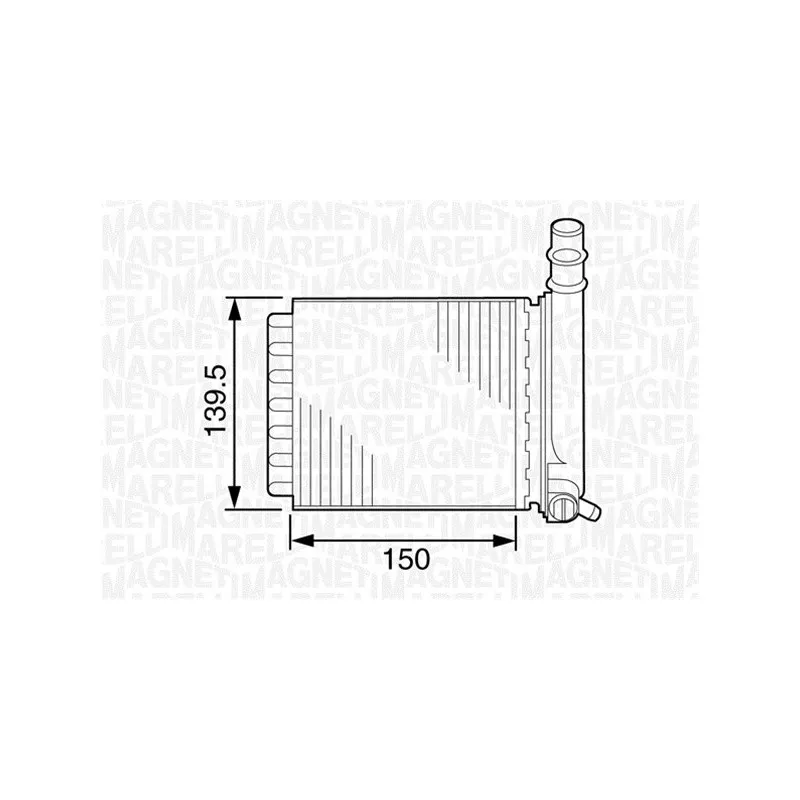 Système de chauffage MAGNETI MARELLI 350218307000