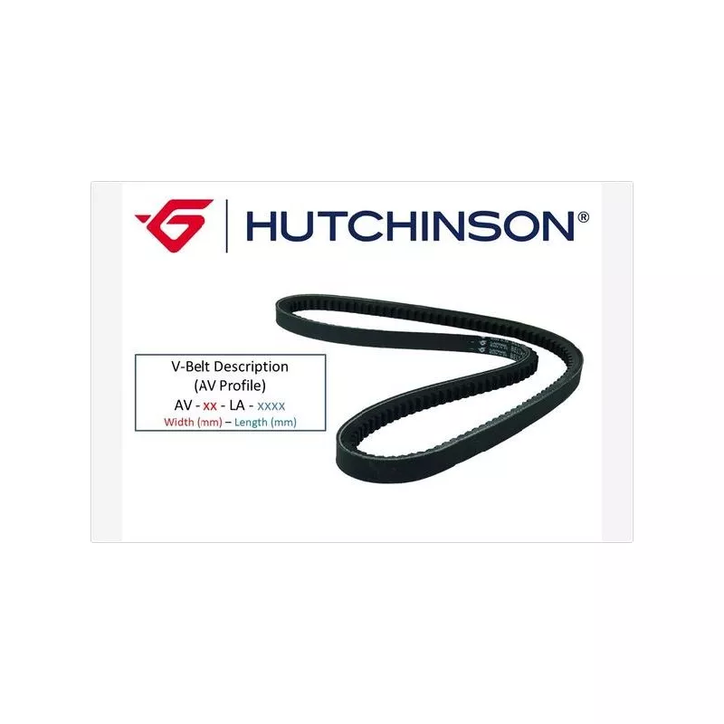 Courroie trapézoïdale HUTCHINSON AV10La685