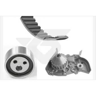 Pompe à eau + kit de courroie de distribution HUTCHINSON KH07WP28