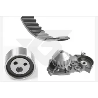 Pompe à eau + kit de courroie de distribution HUTCHINSON KH07WP53