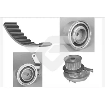 Pompe à eau + kit de courroie de distribution HUTCHINSON KH112WP10